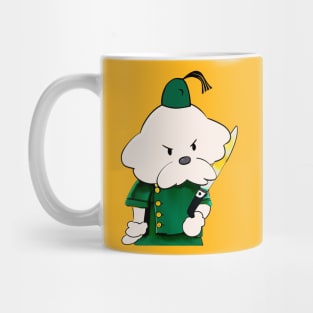 Dog with Knife Mug